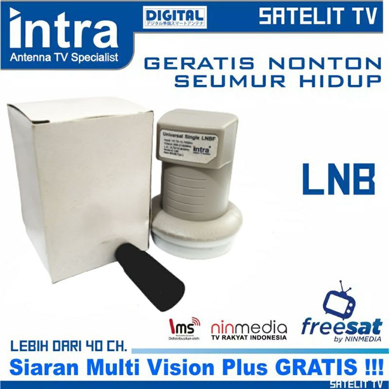 TERMURAH INTRA LNB K.U BAND UNVERSAL SINGLE SUPER PEKA NINEMDIA,  NEXPARABOLA & K.VISION K.U BAND