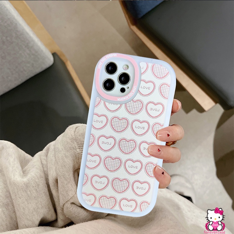 Soft Case Tpu Motif Hati Bunga Untuk IPhone 7 8 6 6s Plus 11 12 13 Pro Max XS X XR XSMax SE 2020