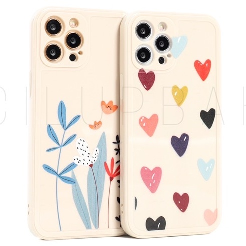 Floral Leaf Love Soft Case Full Lens Cover for iPhone 6 7 8 6+ 7+ 8+ SE X XS XR 11 12 MINI PRO MAX