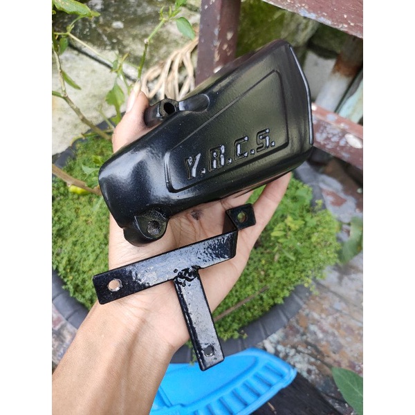 cover duck byson bison original baru set breket/ cover mesin YRCS cb gl mp jasptyle rxking set breket cover-7
