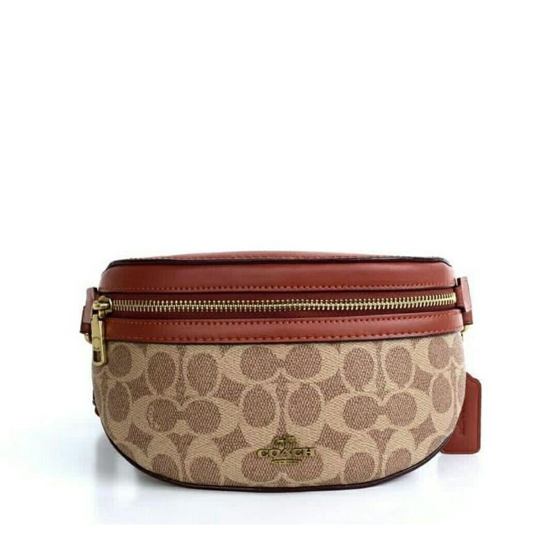 Coach Belt Bag In Signature Canvas (39937)