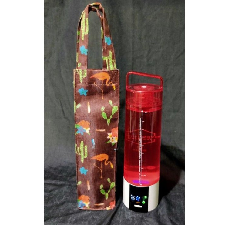 Tas botol Hydrogen Fontaine Tas Tumbler motif Flamingo