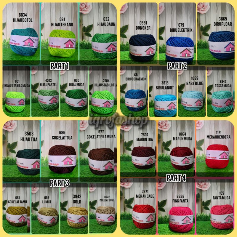 Benang Rajut Polyester Poly Rose Part 1 - 8