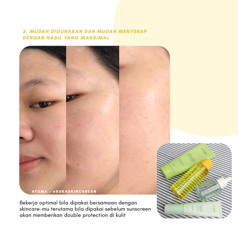 AVOSKIN Your Skin Bae Vitamin C 2% + Niacinamide 2% Carrot Extract Raspberry Toner Essence Indonesia