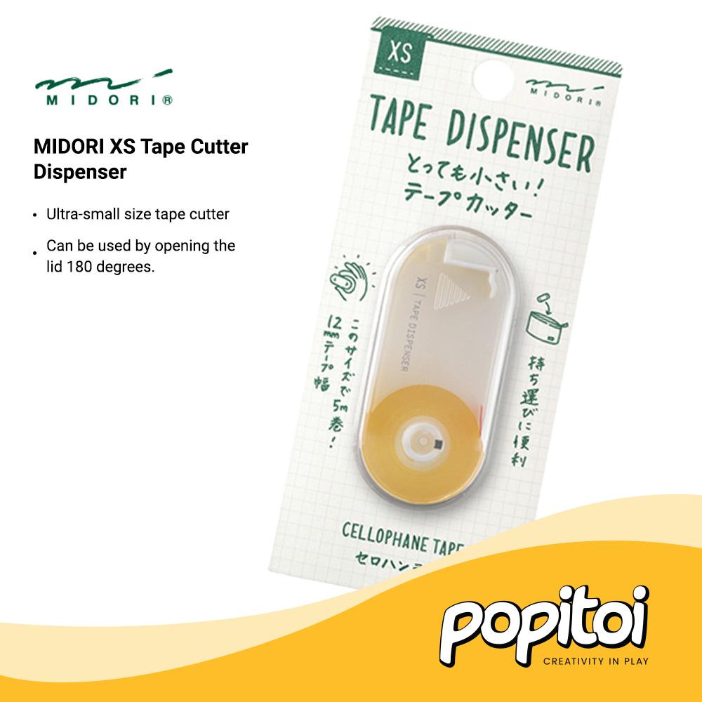 

MIDORI XS Tape Cutter Dispenser Pemotong Isolasi Selotip Mini