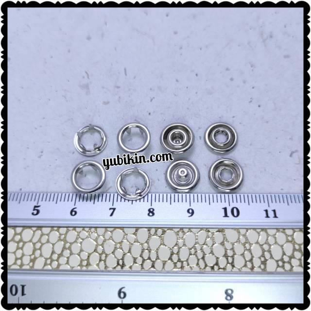 1 Gross Kancing Snap Besi 9mm Anti Karat Kode 220 Kancing Jepret untuk Baju Bayi