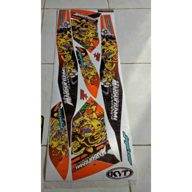 Striping motor ~ sticker motor ~ lis  jupiter z 2005-2009 karakter Marsupilami