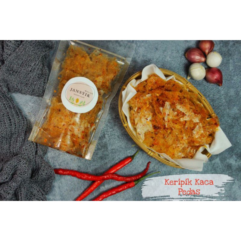 

Keripik kaca pedas / Keripik kaca cikruh / keripik beling pedas