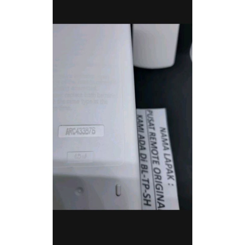 REMOTE REMOT AC DAIKIN HOME LEAVE ARC433B76 ORIGINAL ASLI