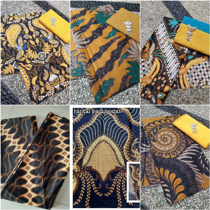 Jual kain batik kuning bahan seragam batik warna kuning hmt Indonesia ...