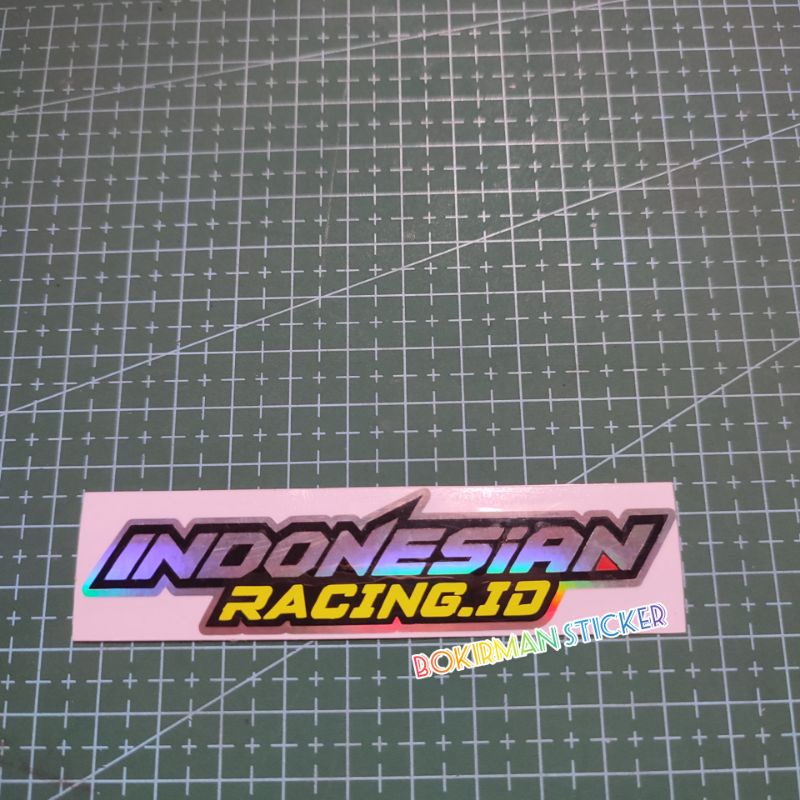 STICKER INDONESIAN RACING.ID CUTTING