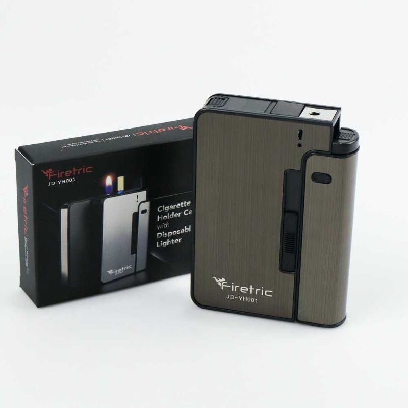 Firetric Kotak Rokok Case with Lighter Korek Api Slot - JD-YH001