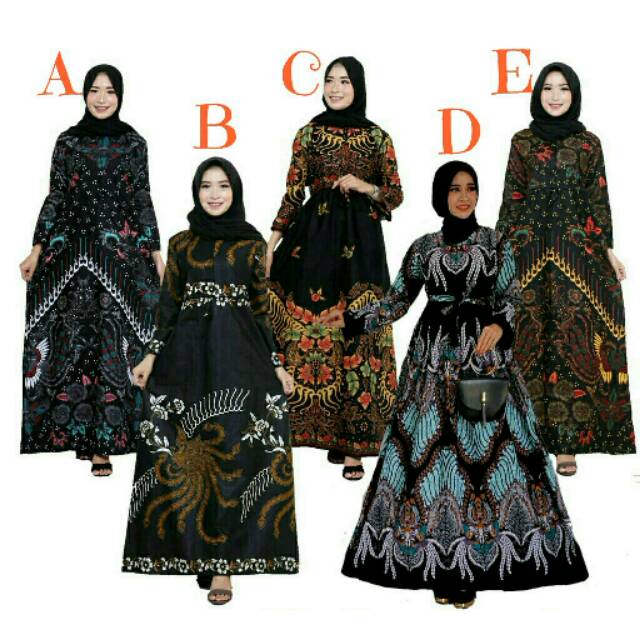 Batik solo - long dress batik kebaya modern
