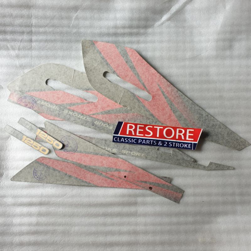 STRIPING STICKER LIST BODY HONDA GL MAX 97 98 LIST MERAH ORIGINAL