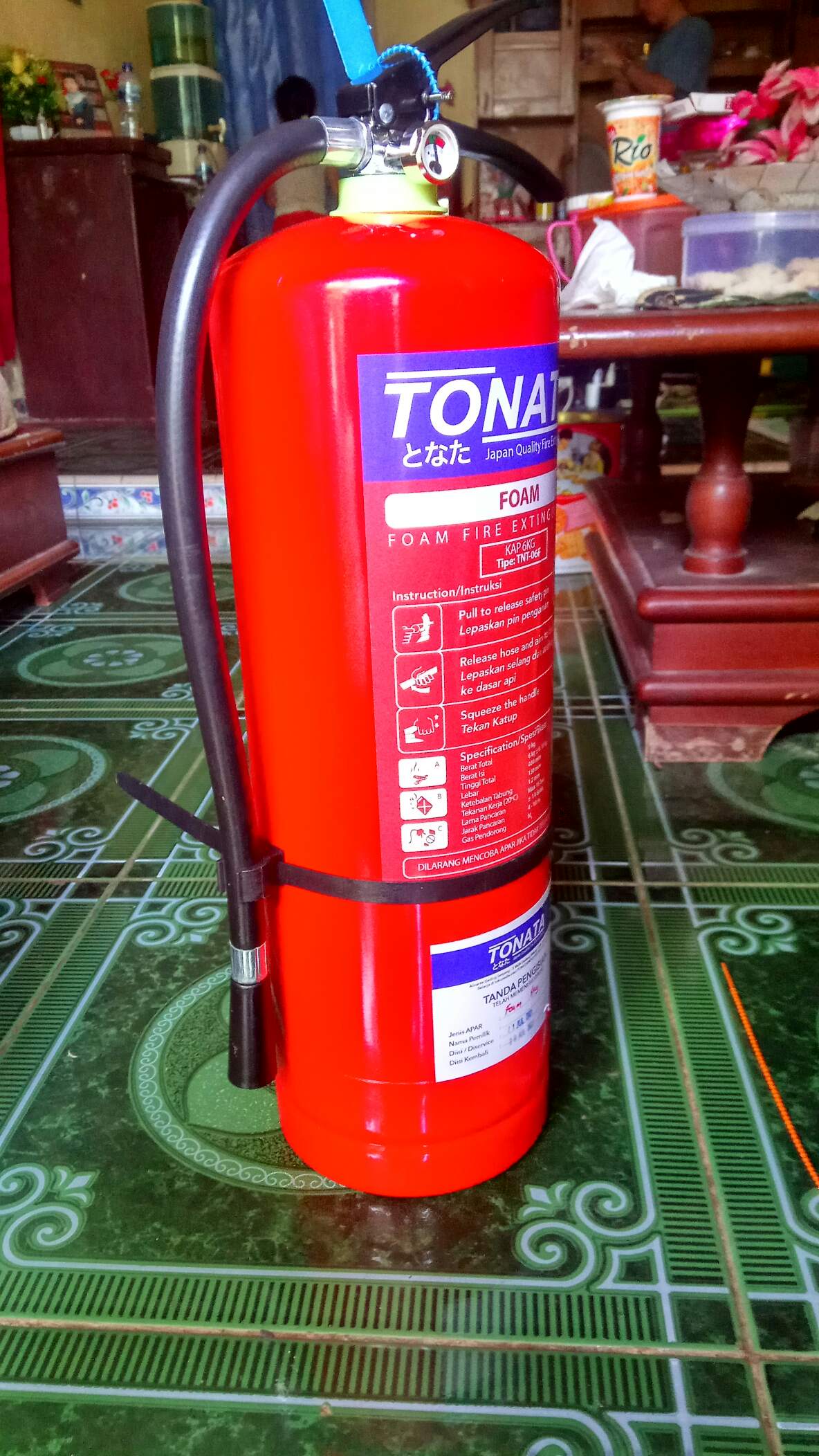 Apar 6kg Tonata / Foam 6 Kg / Set Komplit