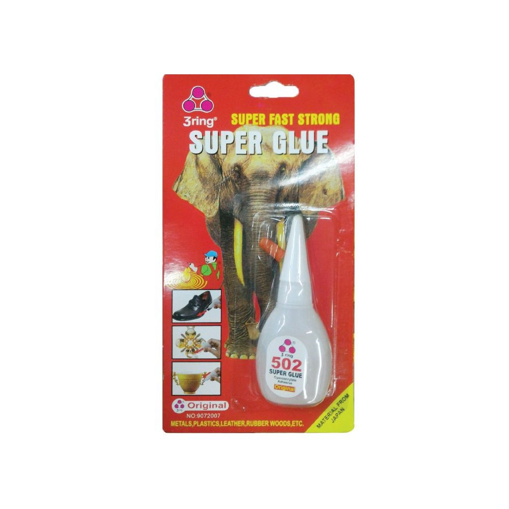 

3RING 502 Original Super Glue (13g) / Lem Serbaguna dan Kuat