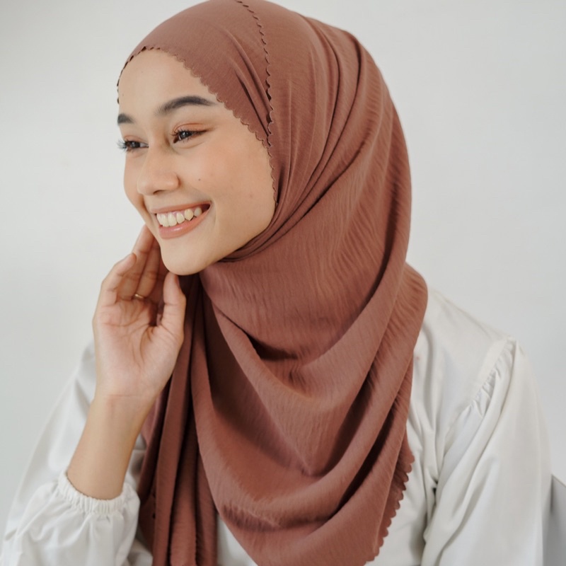 milea pashmina airflow laser/airflow lasercut/pashmina crinkle