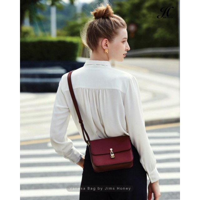 Tas Selempang Wanita Jh Vanesa Bag Jimshoney / Tas Fashion Korea Murah Trendi Lucu Jims Honey Tas Unik