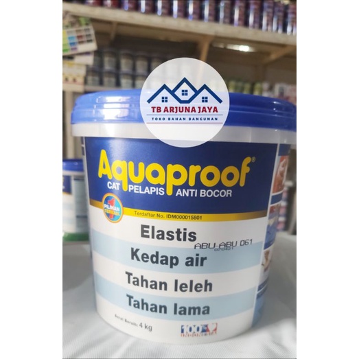 AQUAPROOF / Aquaproof Galon 4 KG Cat Pelapis Anti Bocor Waterproofing Berkualitas | Aquaproof 5 KG