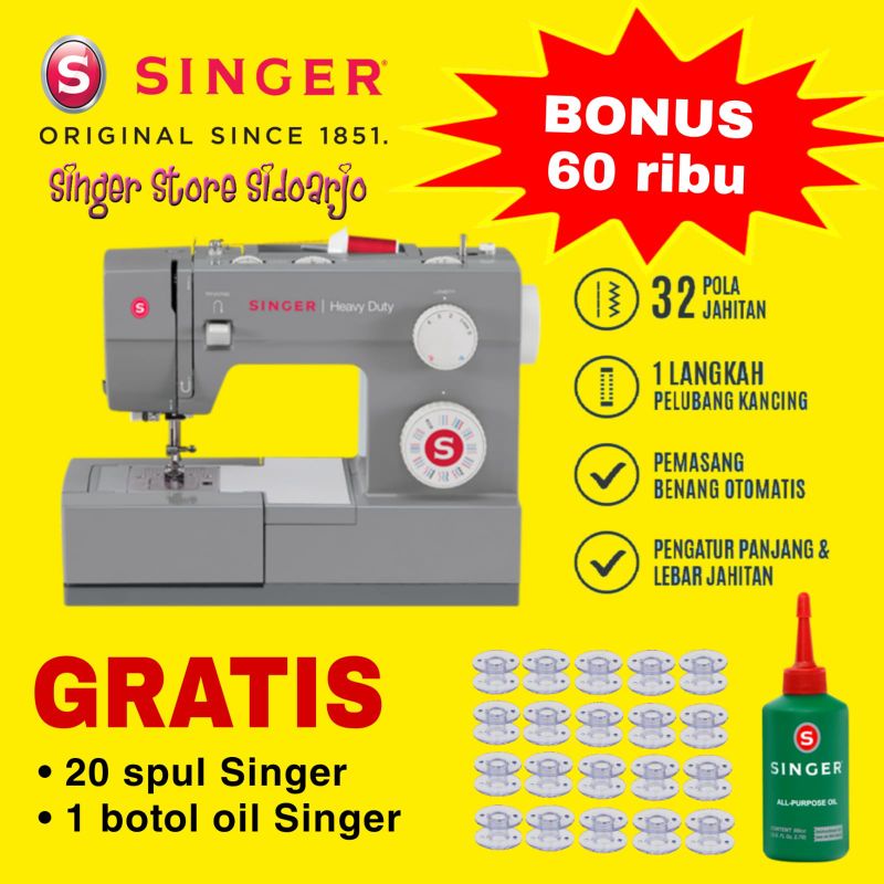 Mesin jahit SINGER 4432 Heavy Duty