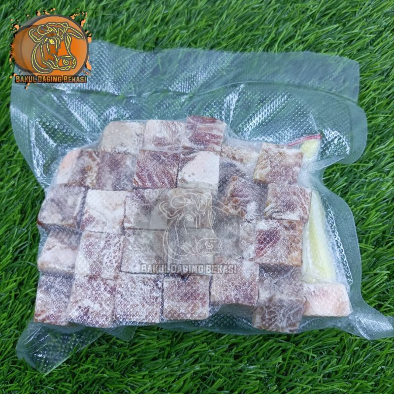 

Saikoro Beef Wagyu Meltique cube 500GR