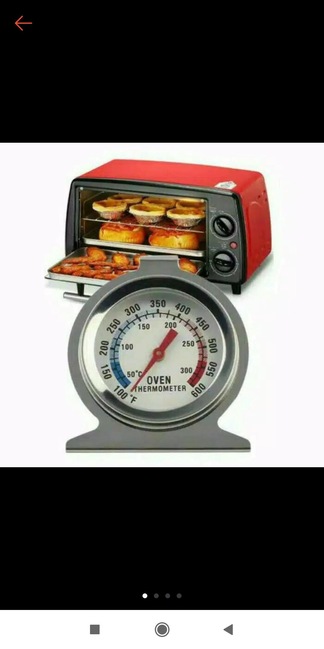 Termometer Oven Thermometer Oven Analog Model Jarum Termurah 300 C