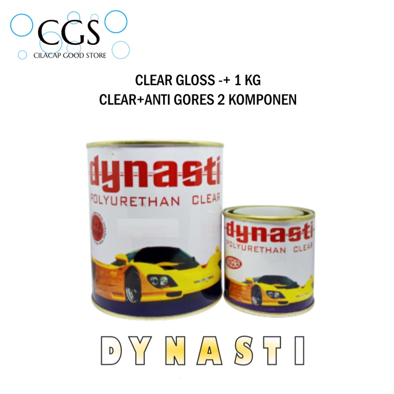 CLEAR GLOSS DYNASTI 1 Liter - clear gloss mobil - clear gloss motor - clear dynasti - clear dinasti 