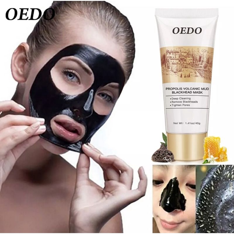 OEDO VOLCANIC SOIL FACIAL ACNE REMOVE BLACKHEAD MITE PROPOLIS FACE CARE PEMBERSIH KOMEDO BLACKHEAD-60ml