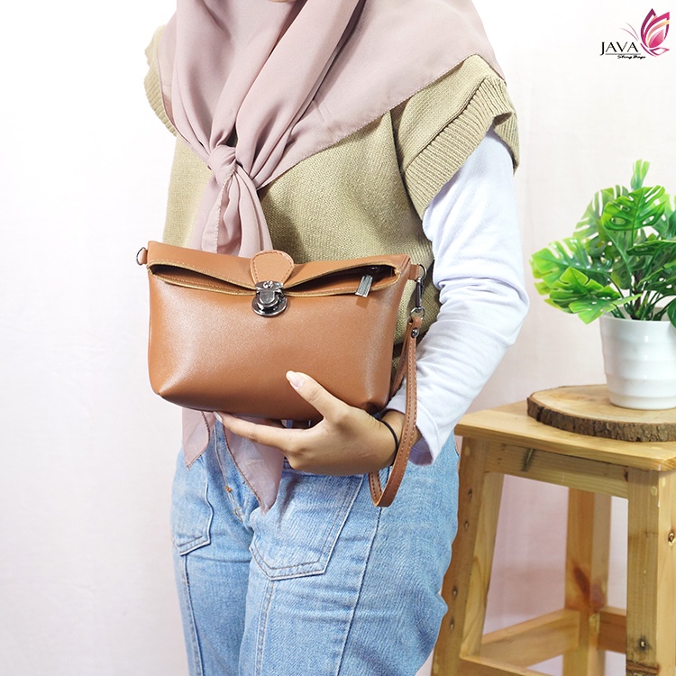 Tas Clutch Wanita Lipat Kunci Slot Nekkel CJ 01 Tas Dompet wanita Simple Tas Murah Tas Selempang Cewek Tas Tangan Wanita