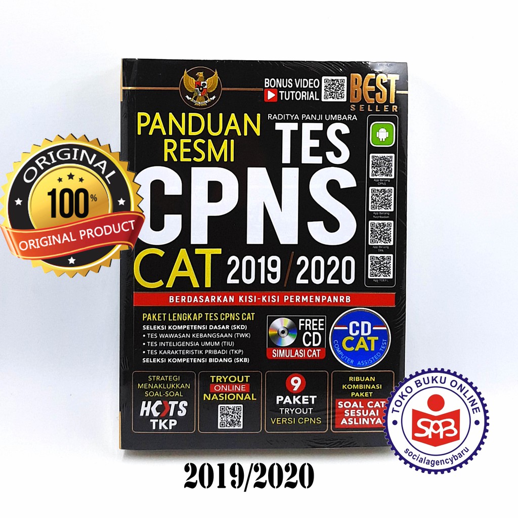 Panduan Resmi Tes Cpns Cat 2018 2019 2021 Raditya Panji Umbara Shopee Indonesia