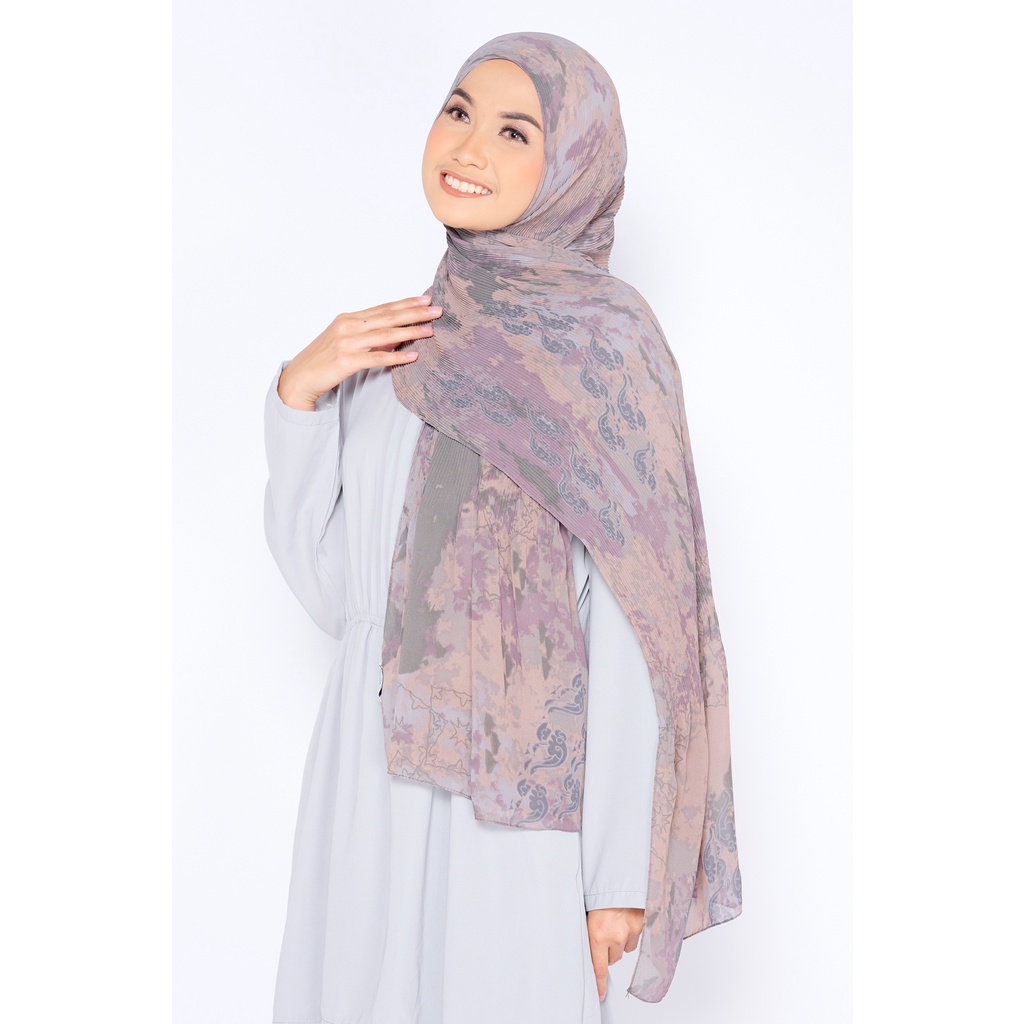 ZM Zaskia Mecca - Chasya Orchid Pashmina Plisket - Jelita Indonesia - Edisi Lamun Ombak-2