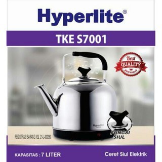 HYPERLITE Teko Air Ceret Siul Kettle Stainless 7 Liter TKE S 7001