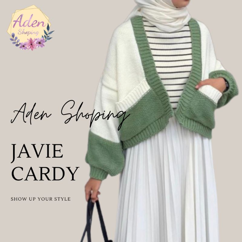 Cardigan Rajut Javie Pocky Kardigan Dante Outer Cardy Wanita Clarisa Mix