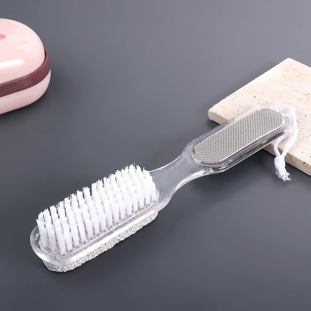 AUGUSTINA Sikat Kaki 4in1 Agustinina Profesional Multifungsi Manicure Grinding Pembersih Kaki Debu Penghilang Kulit Mati Pijat Kaki