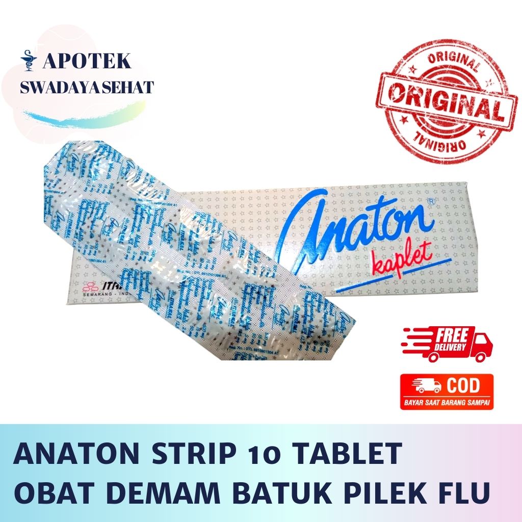 ANATON Strip 10 Tablet - Obat Batuk Demam Pilek Flu