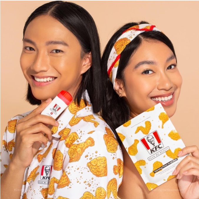 DEAR ME BEAUTY X KFC Sunscreen Stick Sunblock SPF 50++ &amp; Hydrating Sheet Mask