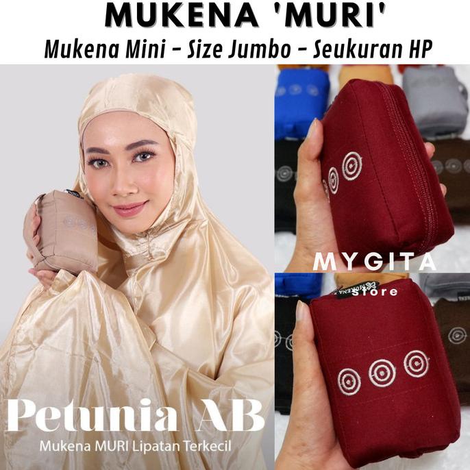 Mukena Travelling Terkecil Mukena MURI Karita (Atas Bawah)