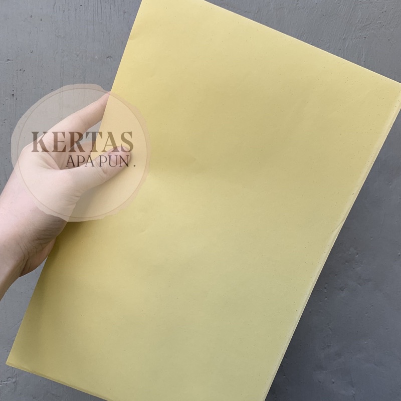 Jual Kertas Hvs 70 Gr Gram Gsm A4 F4 Folio Warna Kuning Shopee Indonesia