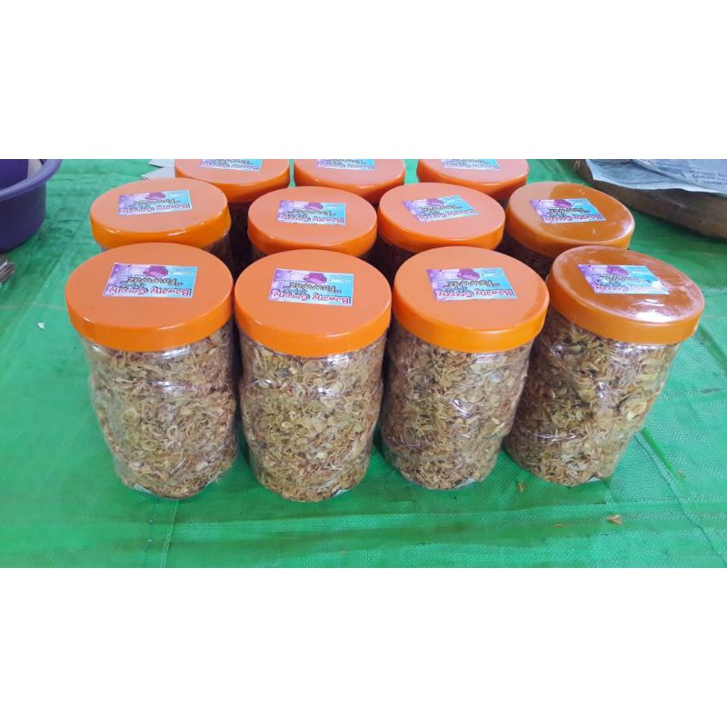 

brambang goreng kriuk gurih original tanpa campuran tepung kemasan 300gr