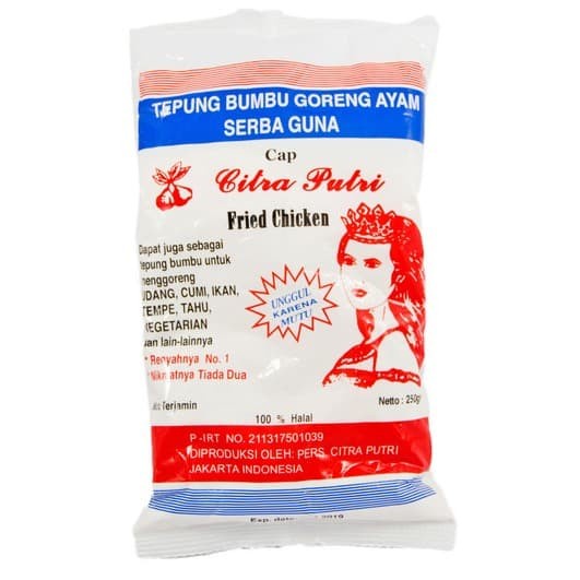 

pakai-siap-tepung-bumbu-tepung- tepung goreng cap putri 250 gr -tepung-bumbu-tepung-siap-pakai.