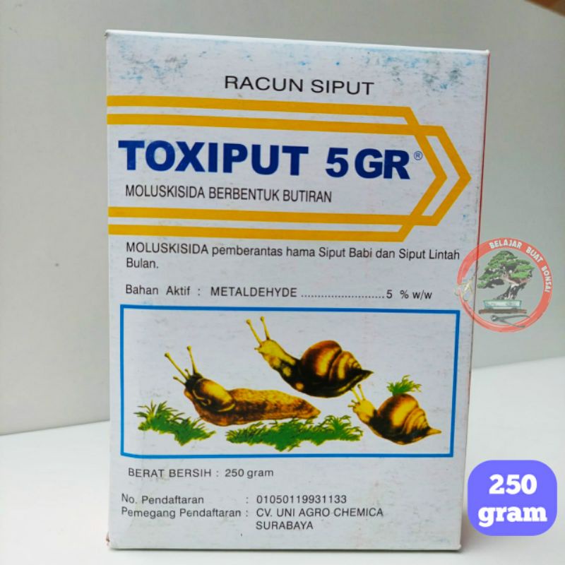 Toxiput 5 GR 250 GRAM Racun Siput Moluskisida