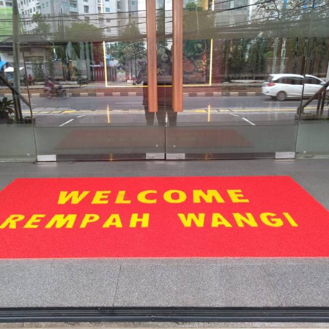 Keset anti selip custom tulisan custom ukuran