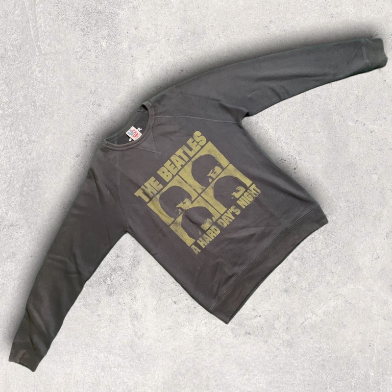 CREWNECK THE BEATLES X JOUETIE JUNK FOOD COPYRIGHT 2012 VINTAGE ORIGINAL SECOND