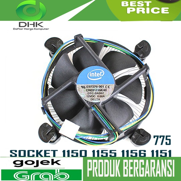 fan Processor Intel LGA 775 1155 1156 1150 kipas prosesor