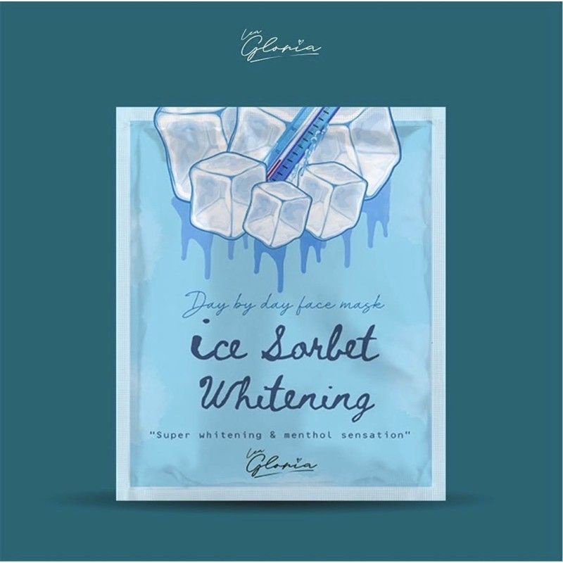 Masker Lea Gloria Ice Sorbet Whitening 20g