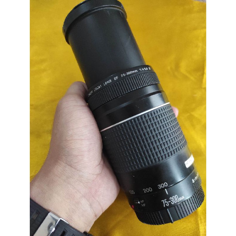 Lensa CANON 75-300mm F3.5 For Kamera DSLR -Tele Zoom