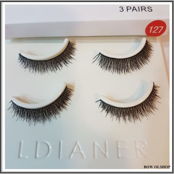 (BOW) Ldianer Natural Fashion Pyelashes 3 Pairs 127