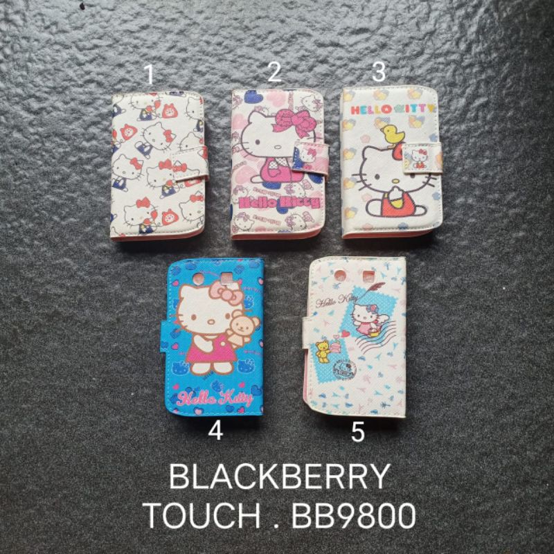flip case Blackberry Touch 9800 BB Klip Motif gambar karakter cewek kartun flipcase flipsell