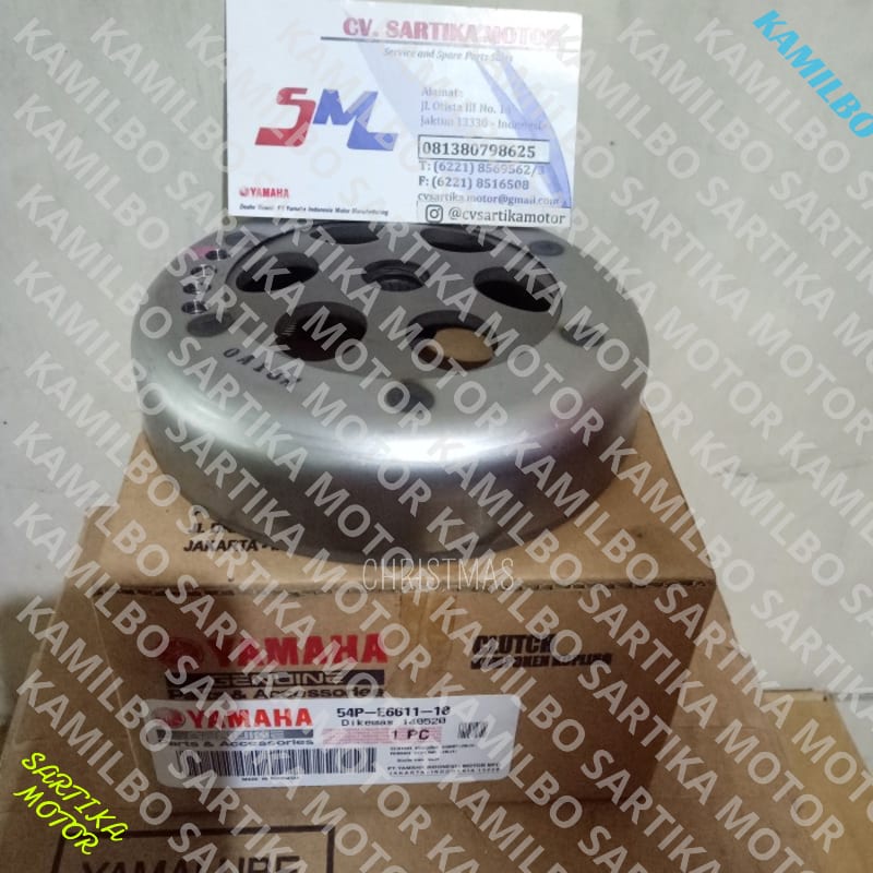 (100% Ori ) MANGKOK GANDA 0/ CLUTCH HOUSING COMP (2BJ) MIO J 54P-E6611-10 Mantap Gan