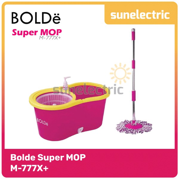 BOLDe Super MOP M777X+ / Alat Pel Lantai Super Spin Mop Pel Putar M-777+ / M 777X+
